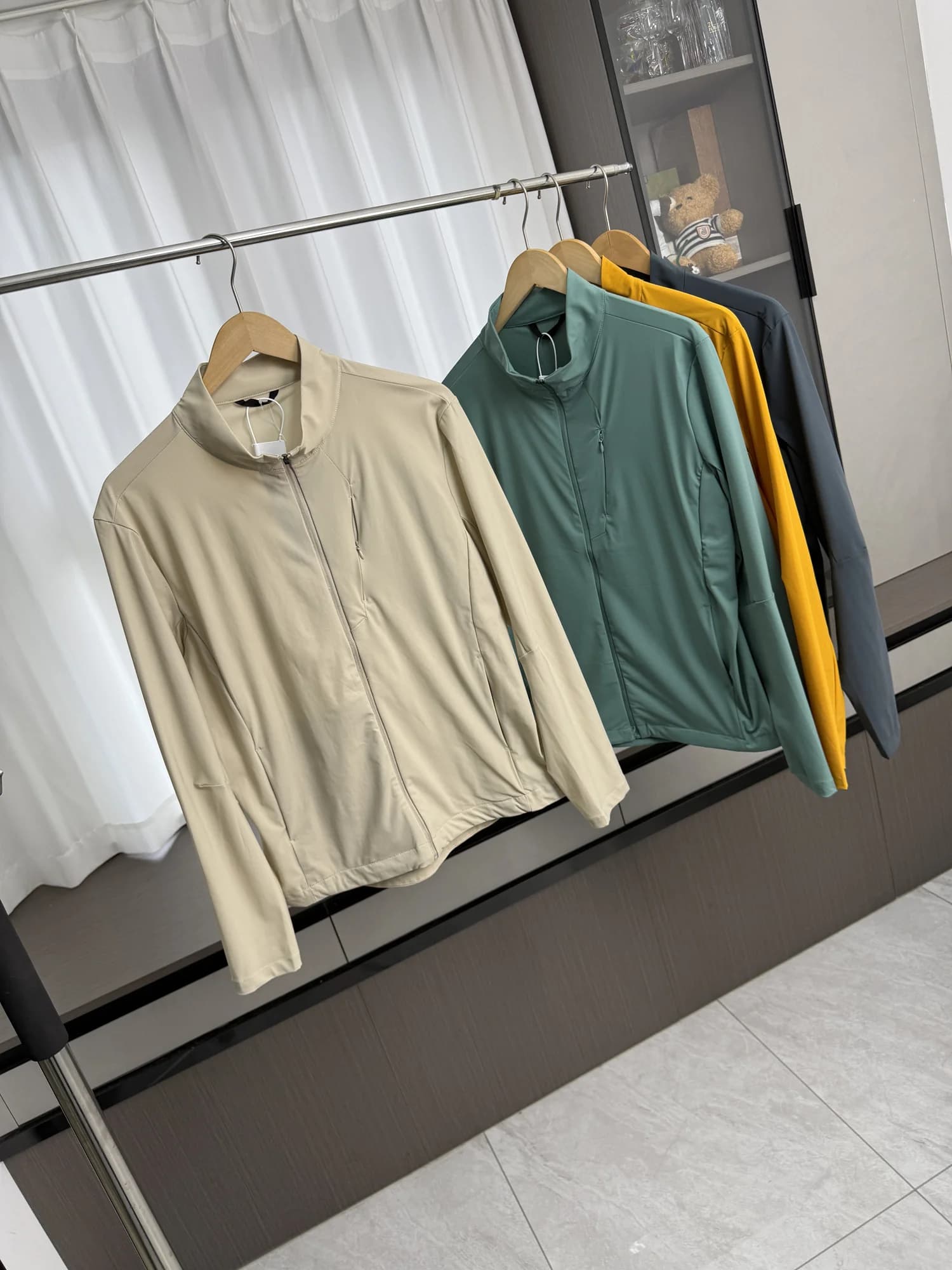 Strong Recommendation Cool Feeling Sun Protection Men's Outdoor Fashion Stand Collar Sporty Casual Jacket Outerwear