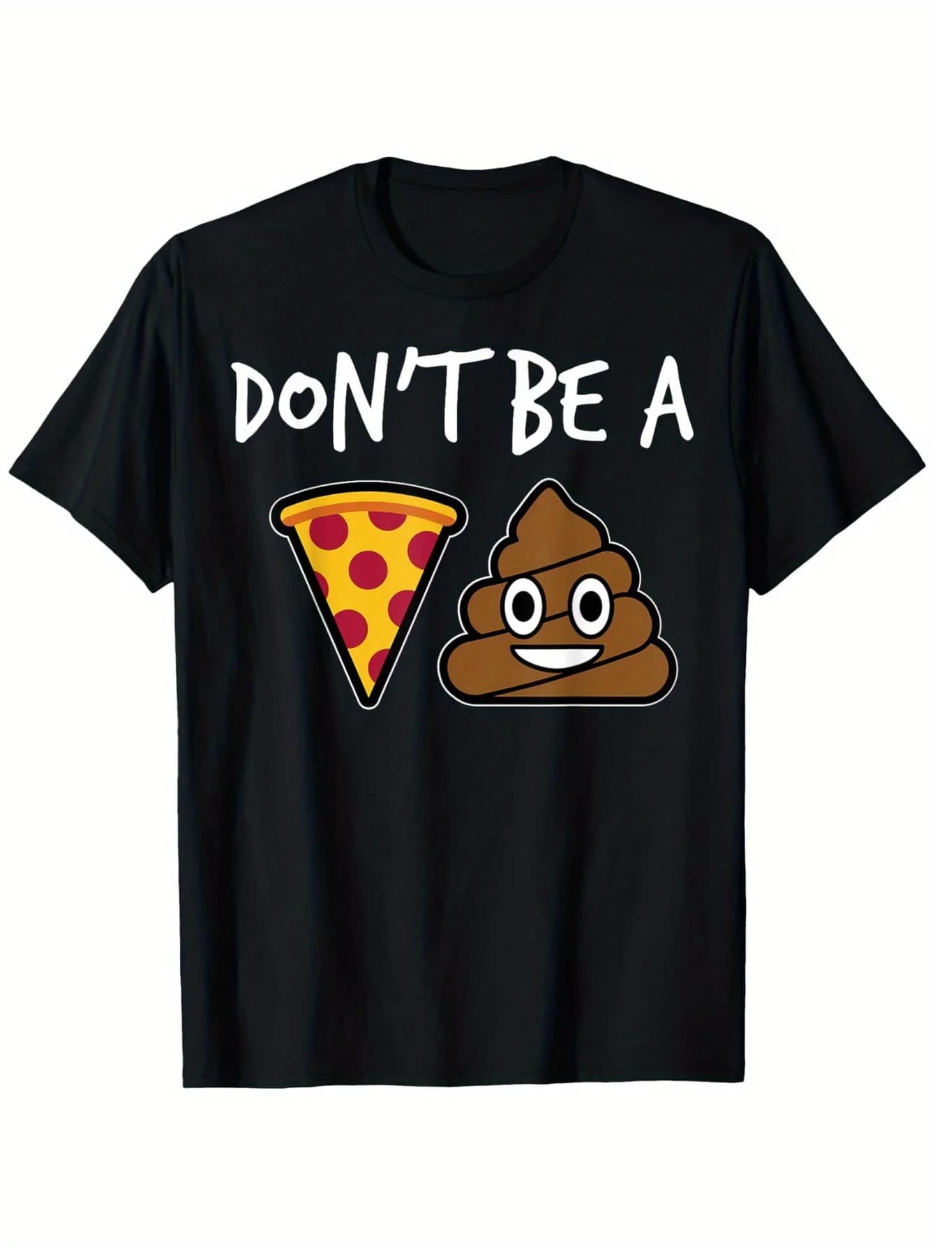 T-shirt per amanti della pizza, girocollo, t-shirt a maniche corte in puro cotone 100%, abbigliamento unisex per famiglie e genitori e figli