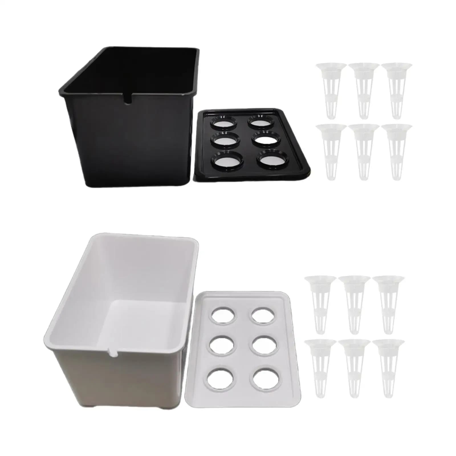 Kit per Coltivazione Idroponica, Sistema di Germinazione Piante per Interni ed Esterni, Contenitore per Giardino Domestico, per Lattuga, Balcone, Cucina