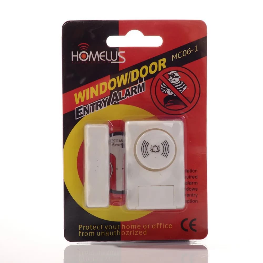 Sistema di Allarme Domestico Antifurto Wireless con Sensore Magnetico per Finestre e Porte, Rete WiFi, Protegge Altre Attrezzature