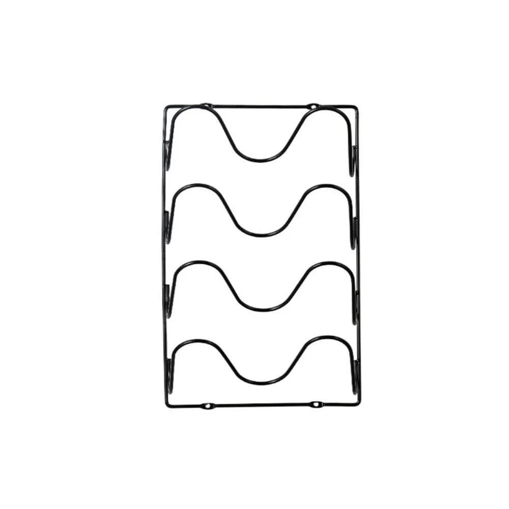 Wall Multilayered Cover Holder, Mesh Materials Iron for Taglieri, Anti-rust, Kitchen Storage