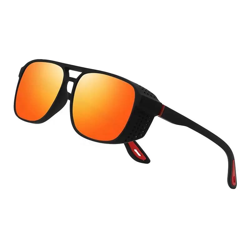 Occhiali da pesca polarizzati per uomo Protezione UV400 Guida Corsa Occhiali da sole da ciclismo Occhiali da sci quadrati antivento firmati