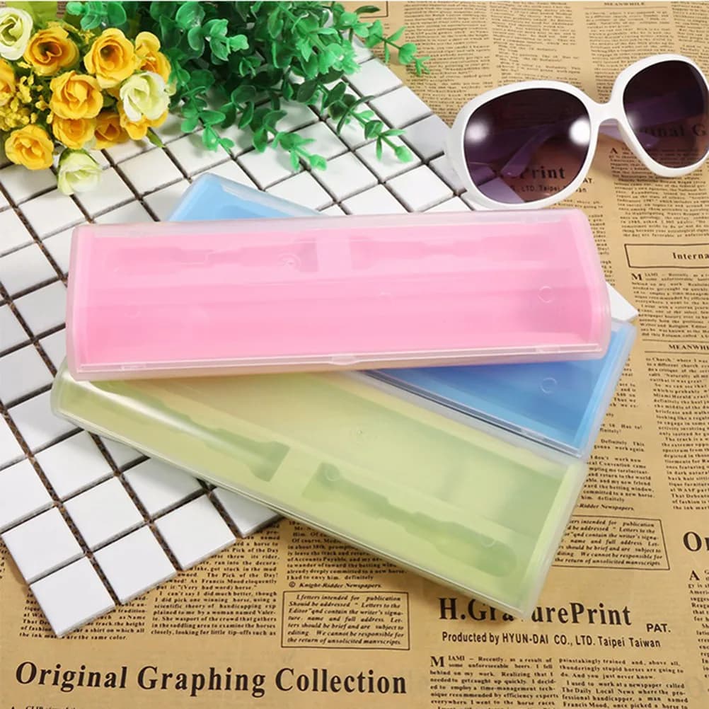 Storage box for electric toothbrush, light travel case 215x8x45 cm for 2 heads and 1 handle, shock protection, for outdoor camping