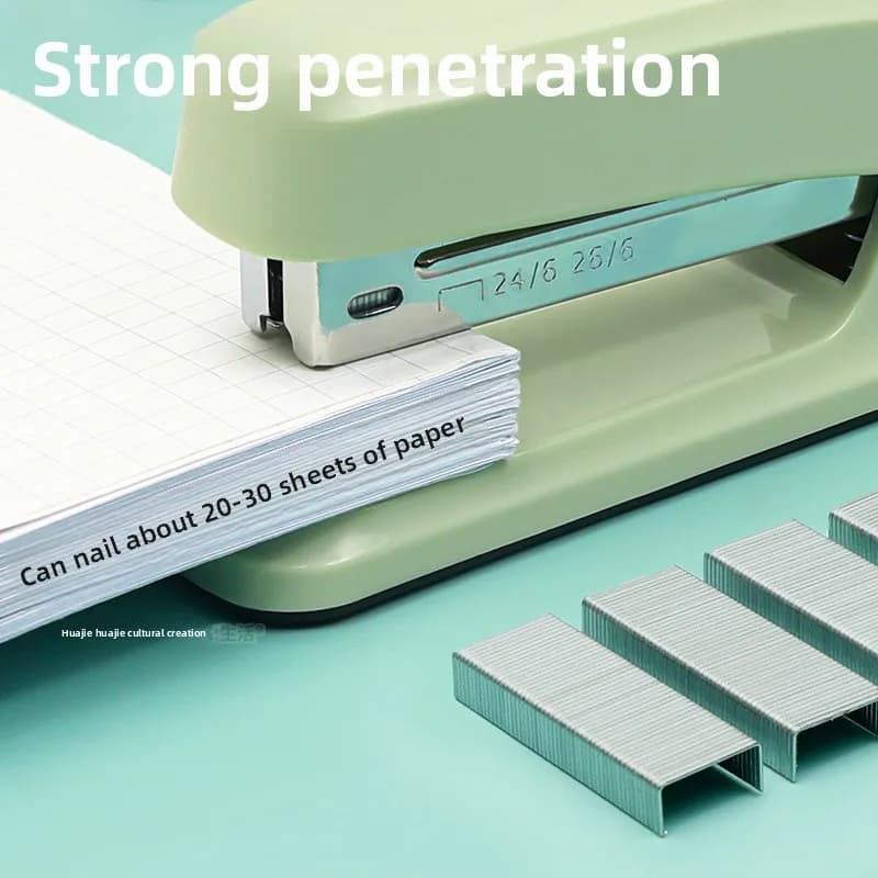 Cucitrice Multicolore Salva-Fatica per Studenti e Ufficio - Modello No. Macchina per imballaggio e rilegatura da asporto 12 stapler 24/6