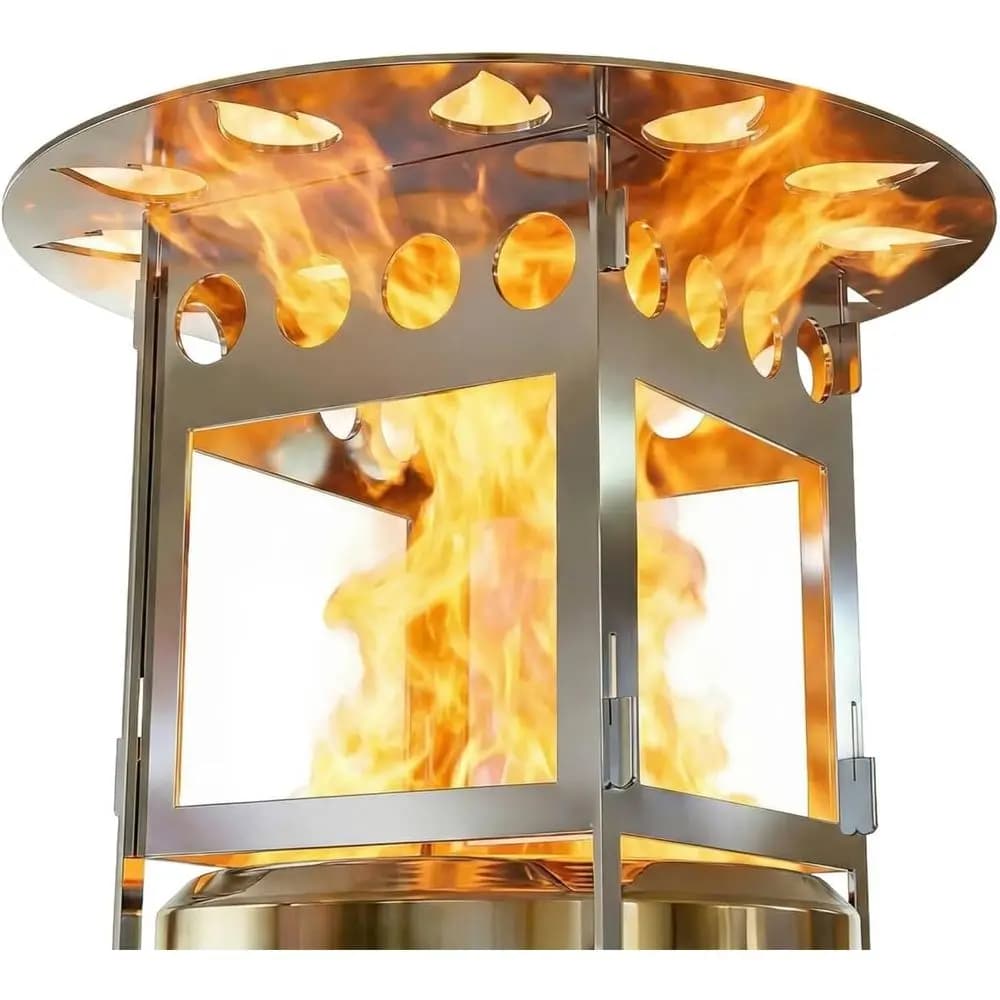 Portable Heat Diffuser and Warmth Redirector with Detachable Burner Cover Accessories