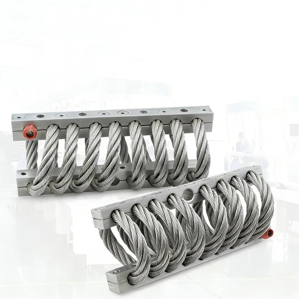 Isolatore di Vibrazioni in Acciaio Inox GS per Cavi Metallici, Anti-Corrosione, Ammortizzatore per Attrezzature Marine e Mobili