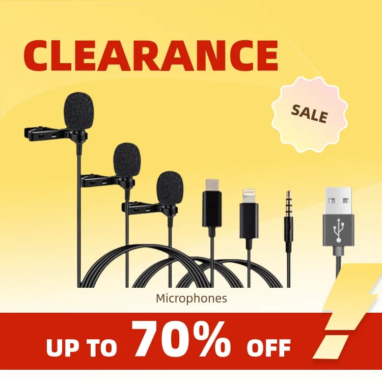 Clearance MC01 Mini portable wired 1.5 m type C microphone for phone PC portable clip-on metal lavalier USB 3.5 mm capacitor microphone