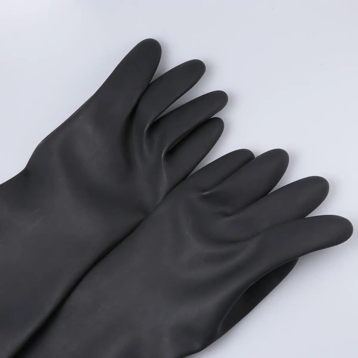 Guanti da Lavoro in Lattice Rinforzati Antiscivolo, Design Ergonomico a Cinque Dita per Idraulica, Cambio Olio, Superfici Bagnate, Guanti di Sicurezza Resistenti