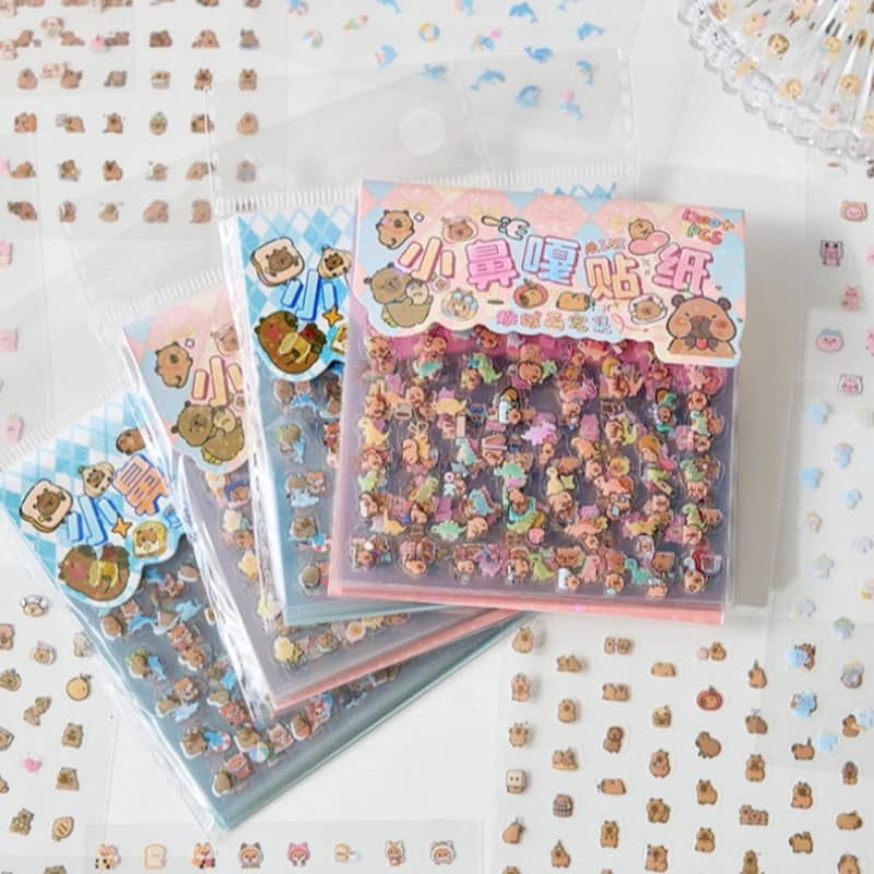 20Pcs Mini Pig Stickers Decor Paper Kit DIY Scrapbook Diary Album Craft Supplies