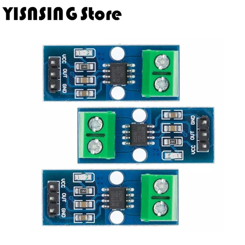 Modulo sensore di corrente Hall gamma ACS712 5A 20A 30A per Arduino ACS712-30A ACS712-20A