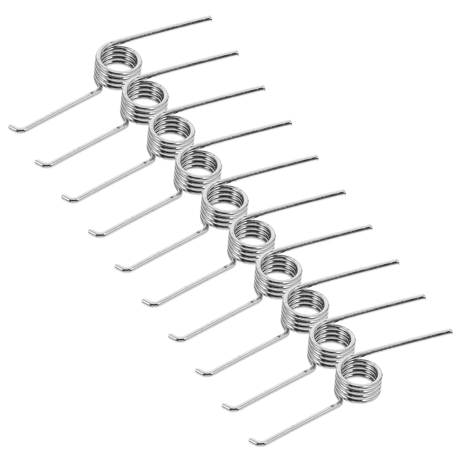 10 pezzi in acciaio inossidabile molla di torsione pattumiera premere coperchio superiore riparazione manutenzione piccole molle accessori per secchio della spazzatura
