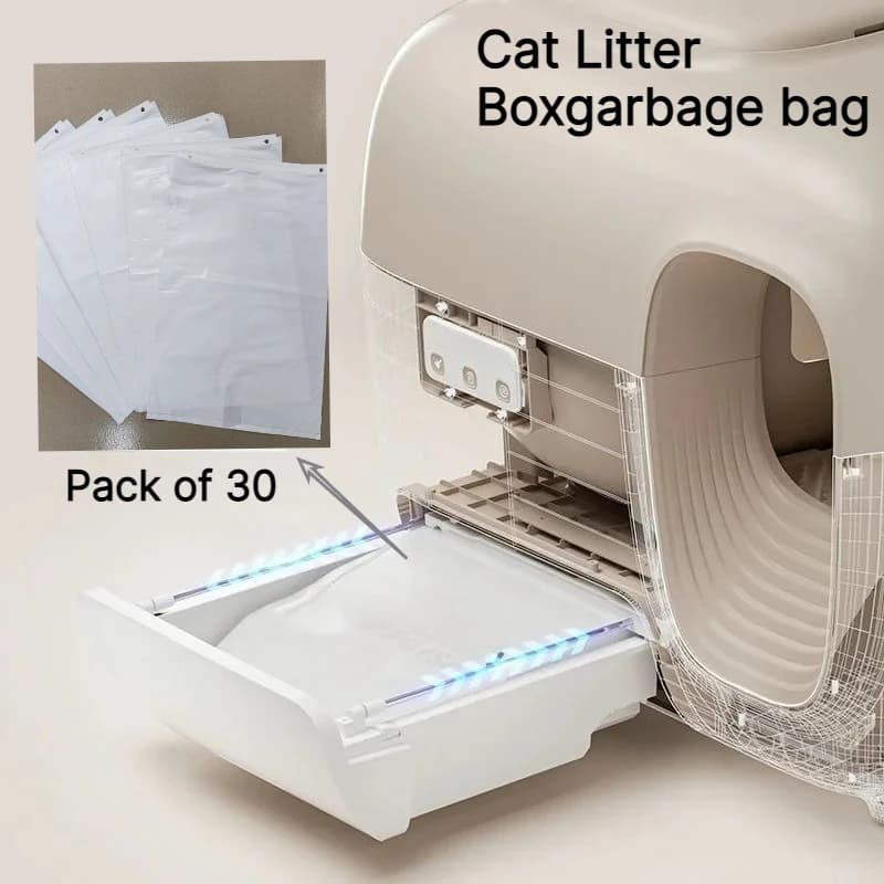 Disposable Garbage Bag Sheet Cleaning Supplies For PetSnowy Automatic Cat Litter Box Robot