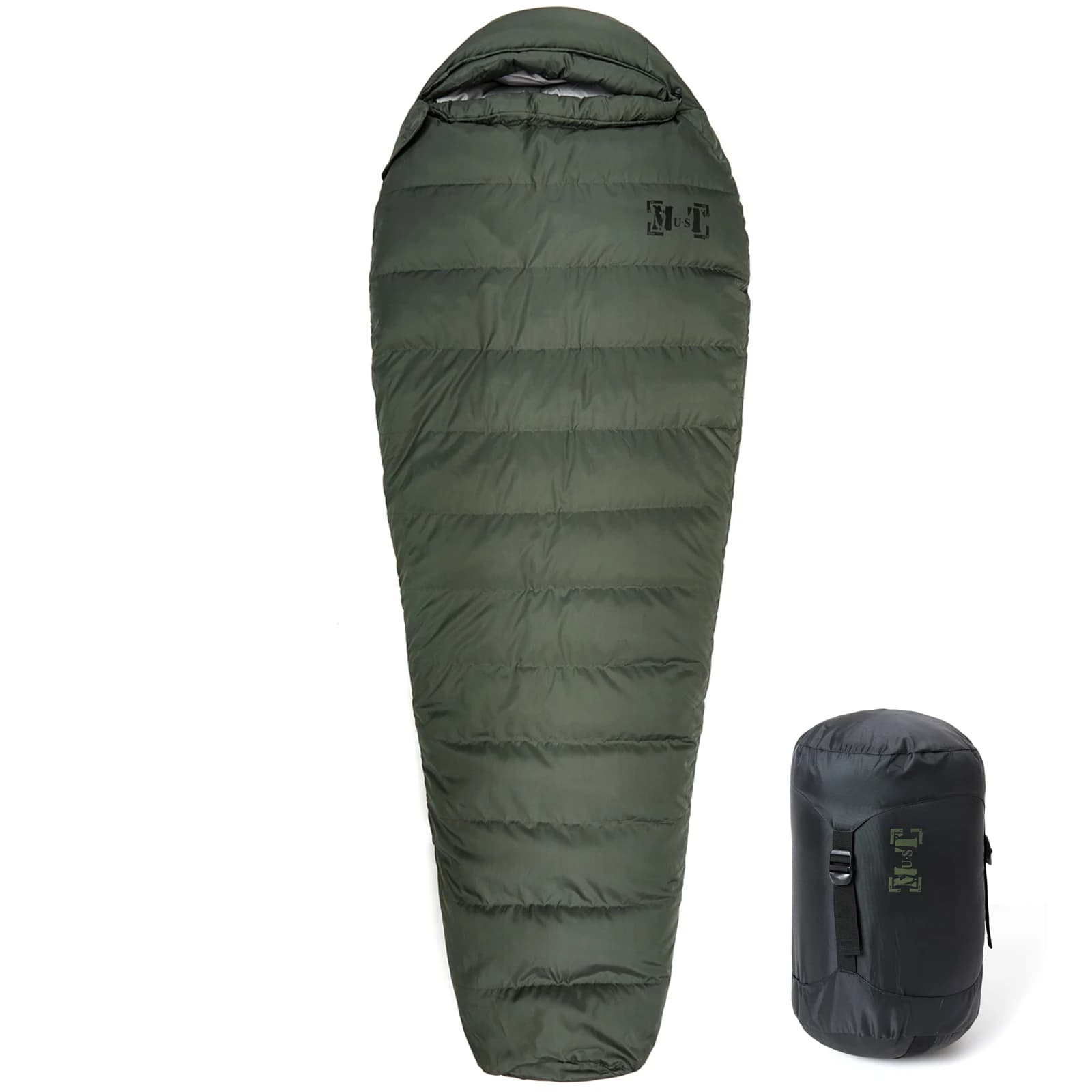 ' Akmax.cn Goose down mummy shack camping bag and backpack ultralight and compressible for all seasons -13 ° F Extreme cold preservation