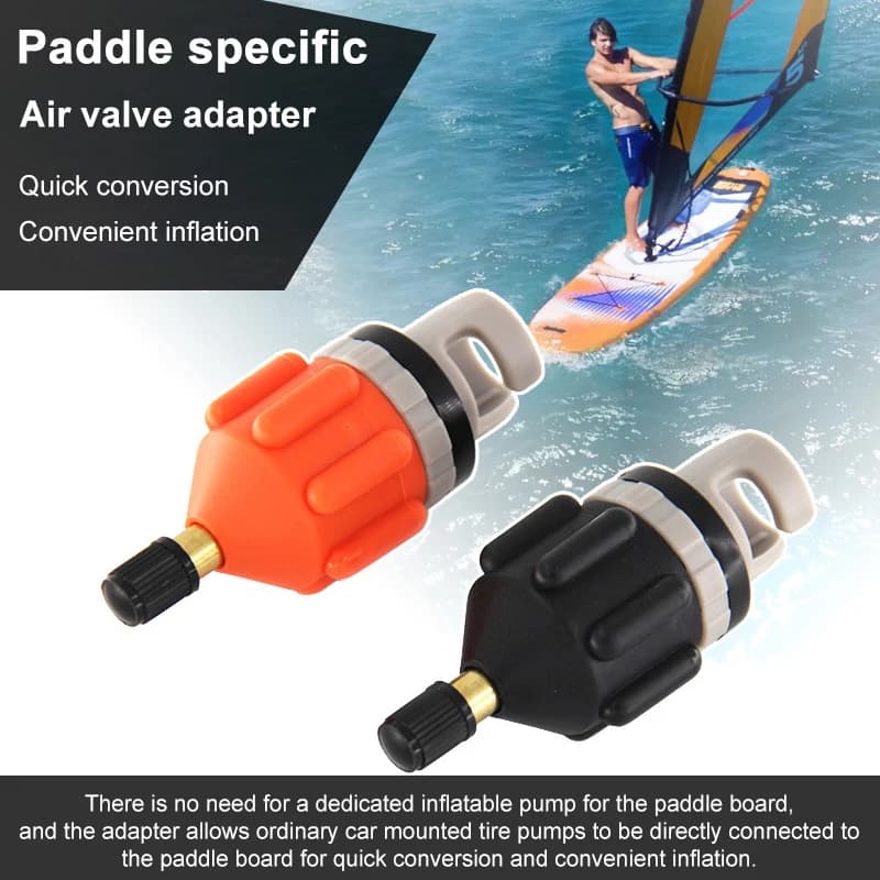 Adattatore per Pompa d'Aria SUP, Convertitore per Compressore per Paddle Board Gonfiabile, Gommone, Kayak, Valvola, Ugello per Surf