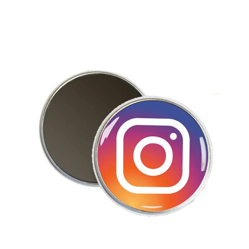 Magneti per Frigorifero NFC Rotondi 30mm, Link per Social Media, Profili Social, Business Digitale