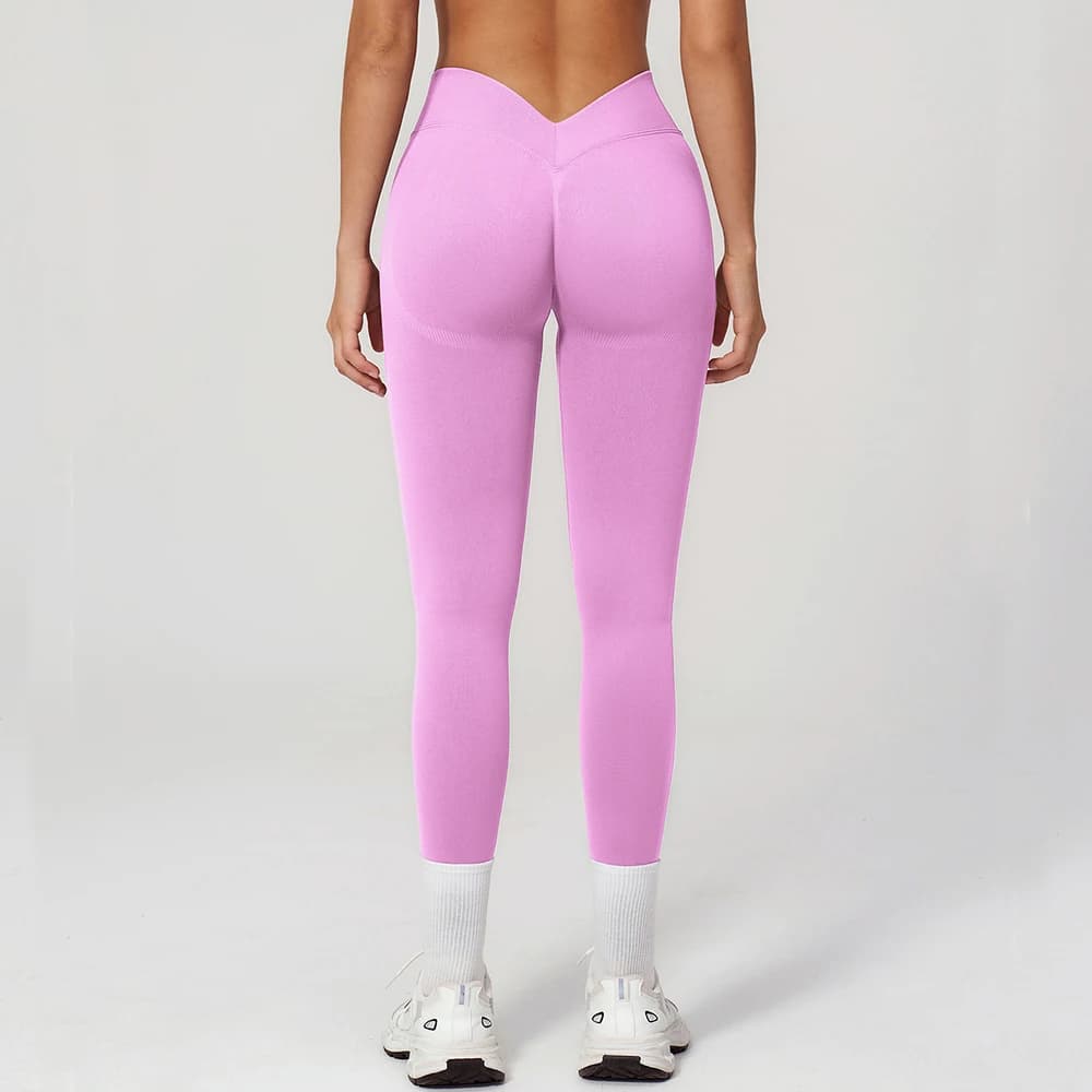 Leggings Yoga Senza Cuciture da Donna, Leggings Fitness, Pantaloni da Corsa e Ciclismo, Leggings Sportivi Traspiranti a Vita Alta, Abbigliamento da Palestra