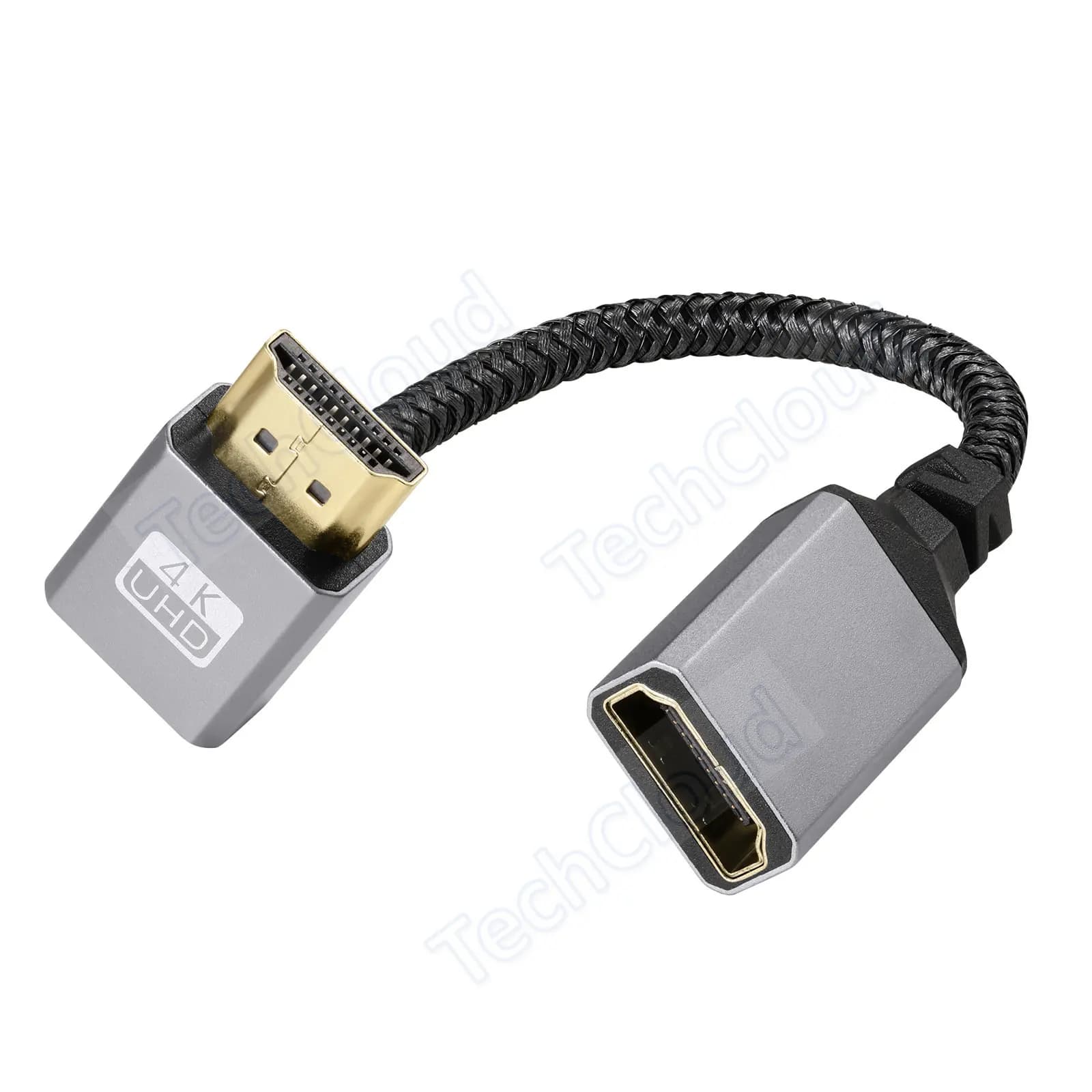 Cavo angolare HDMI 4k maschio-femmina Cavo corto di prolunga HD Cavo di prolunga HDMI 15 cm per display ad alta definizione hot swap