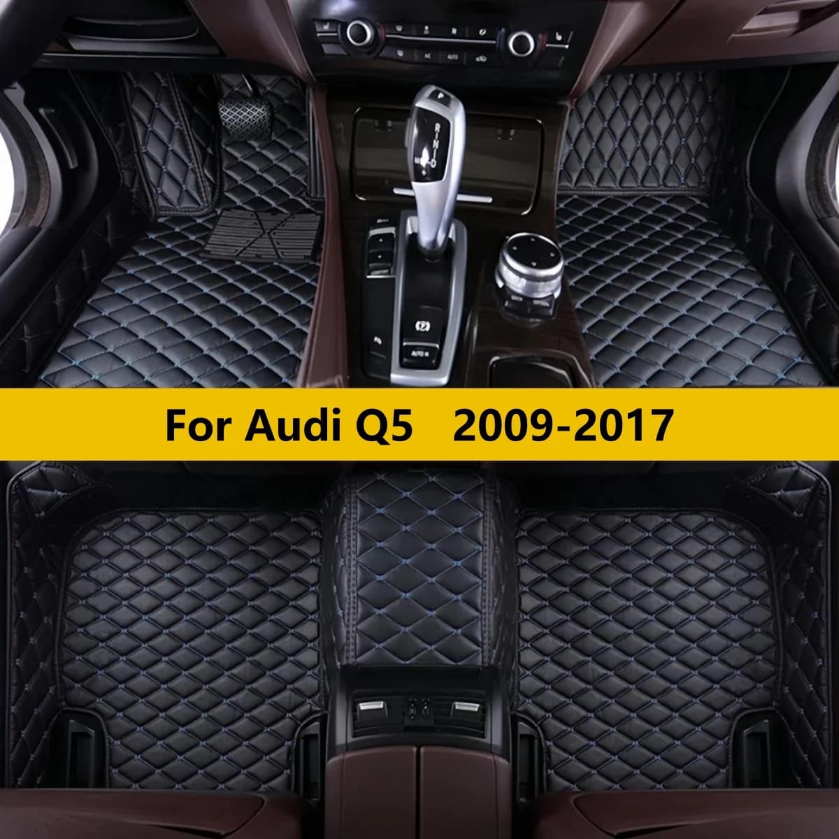 Car Floor Mats For Audi Q5 2009 2010 2011 2012 2013 2014 2015 2016 2017 Custom Auto Foot Pads Carpet Cover Interior Accessories