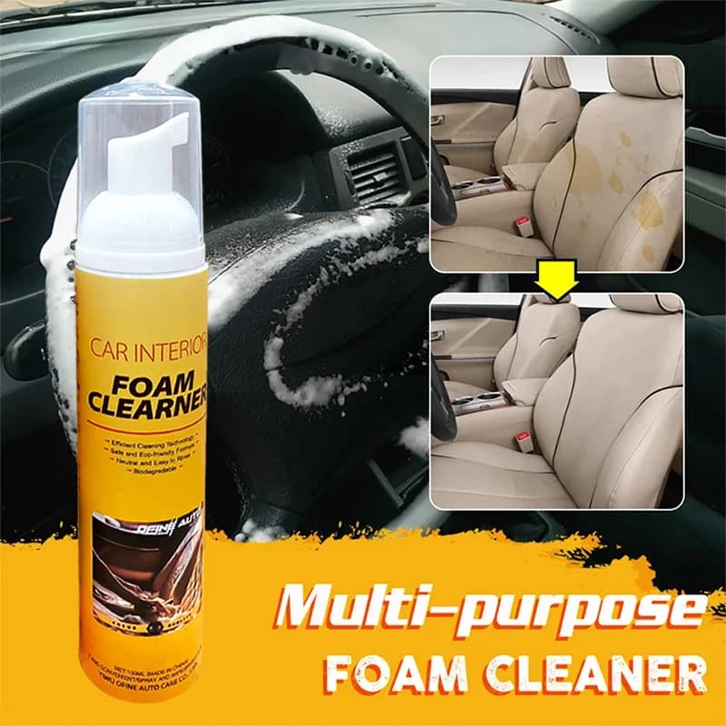 100/500ML Detergente in schiuma multiuso Spray per la pulizia della pelle Auto Home Detergenti in schiuma di grande capacità per la manutenzione dell'autolavaggio