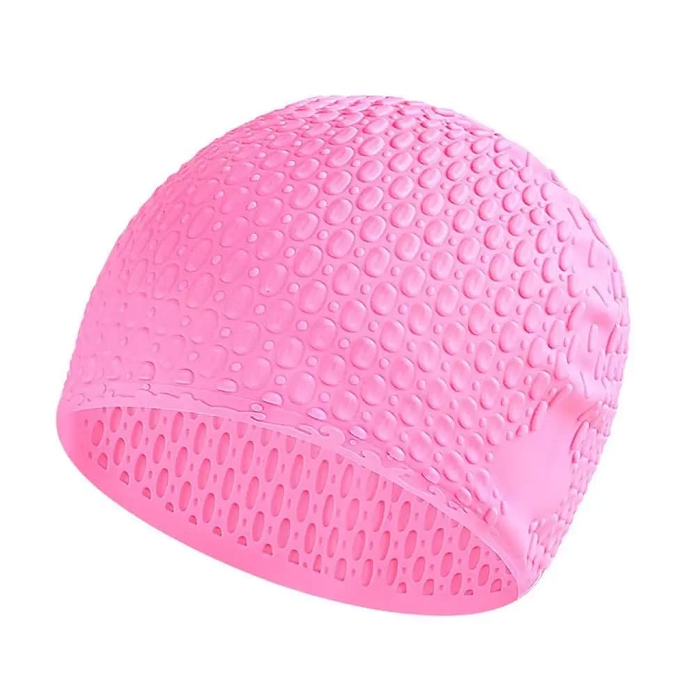Comfortable Silicone Swimming Cap High Elastic Waterproof Pool Hat Ultrathin Solid Color Swimming Hat Girls Boys
