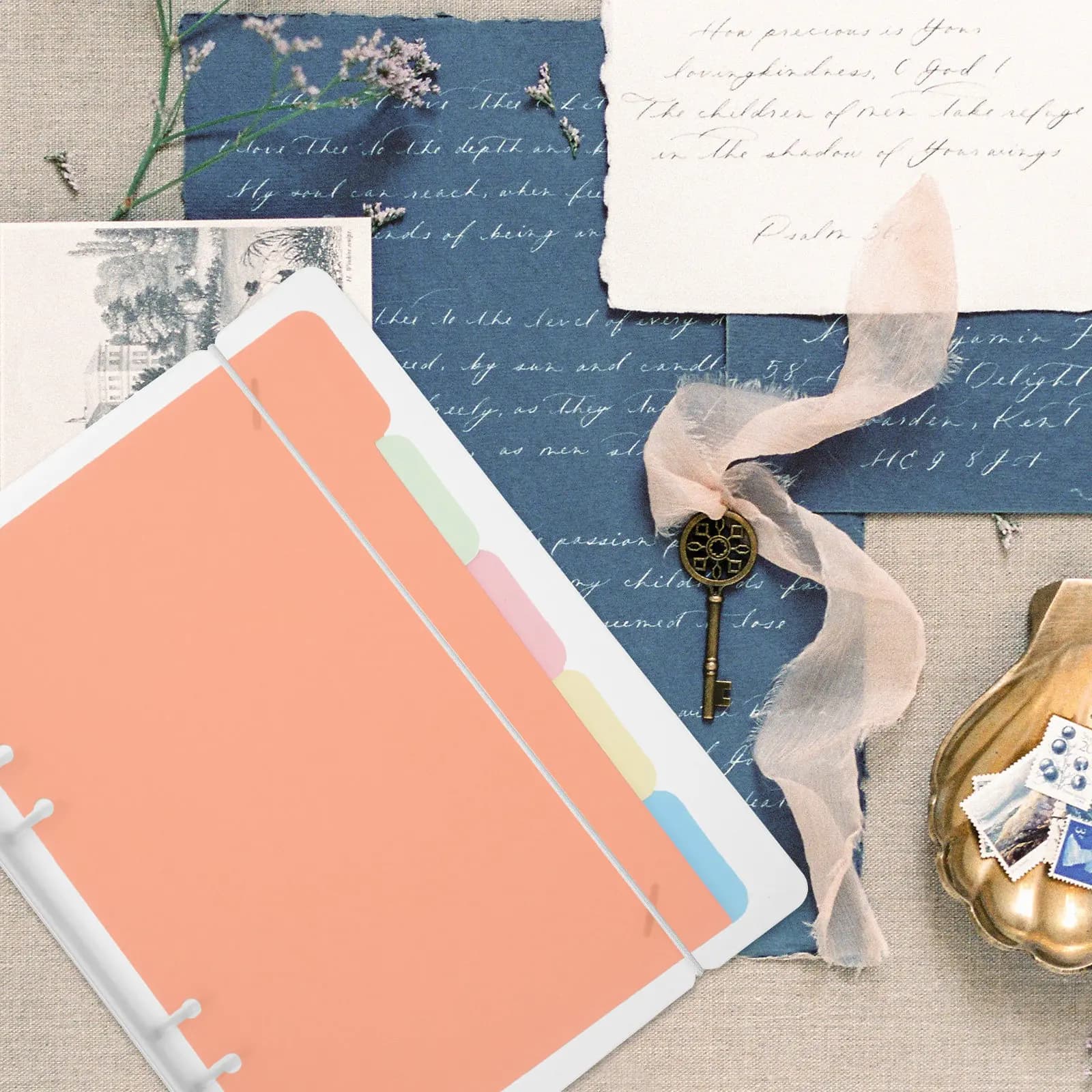 2 Pezzi Copertina Trasparente A5 per Raccoglitore, Organizer Portatile da Scrivania per Documenti, Ideale per Planner e Quaderni con Stile Kawaii