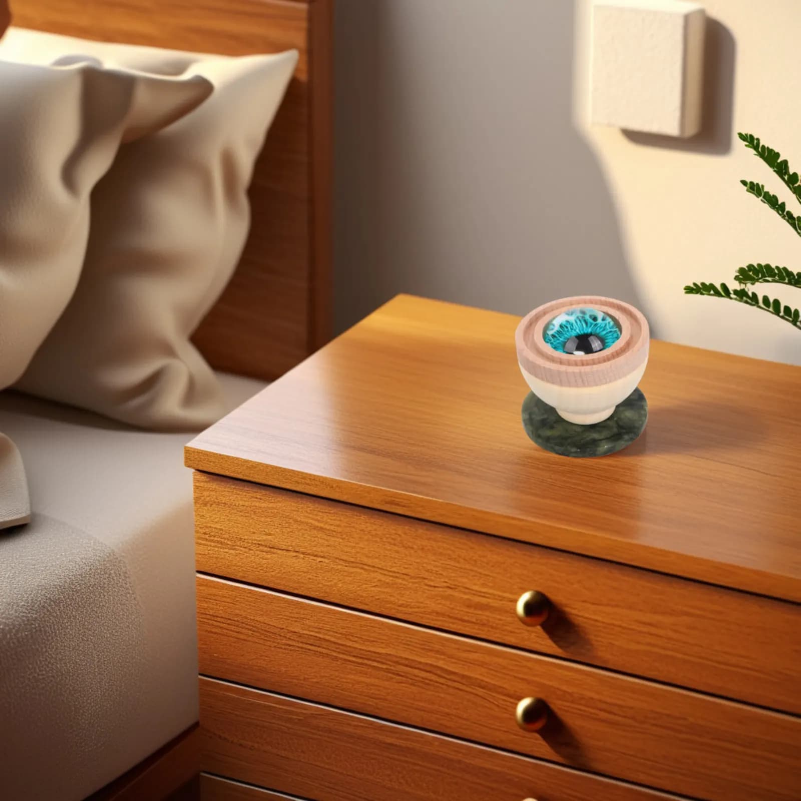 Diffusore di Aromi in Legno con Ampia Apertura per Oli Essenziali, Diffusore Passivo Senza Fiamma Sicuro per Soggiorno, Ufficio, Auto, Arredamento Casa