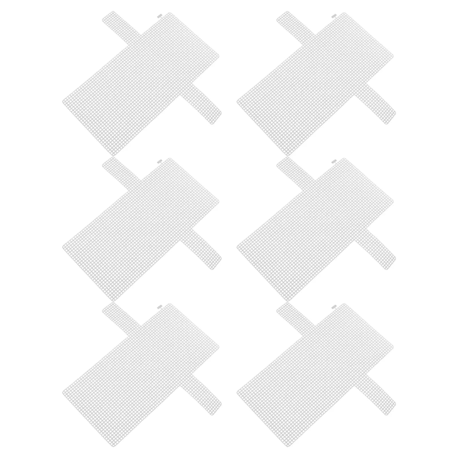 Set di 6 Tavole per Tessitura Fai-da-Te - Fogli di Plastica Forati per Lavorazione a Maglia, Uncinetto, Ricamo e Cucito