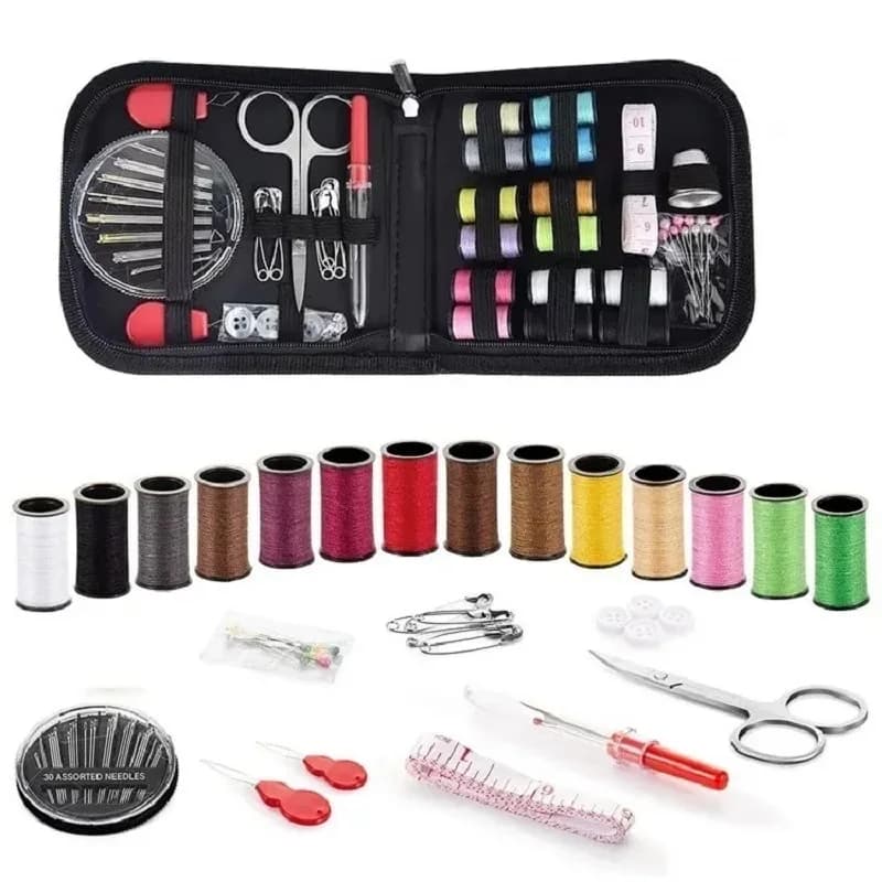 Set di scatole da cucito da viaggio portatili Kit da cucito fai da te Borse portaoggetti Articoli vari Organizzatore Strumenti per la casa Accessori per il cucito domestico