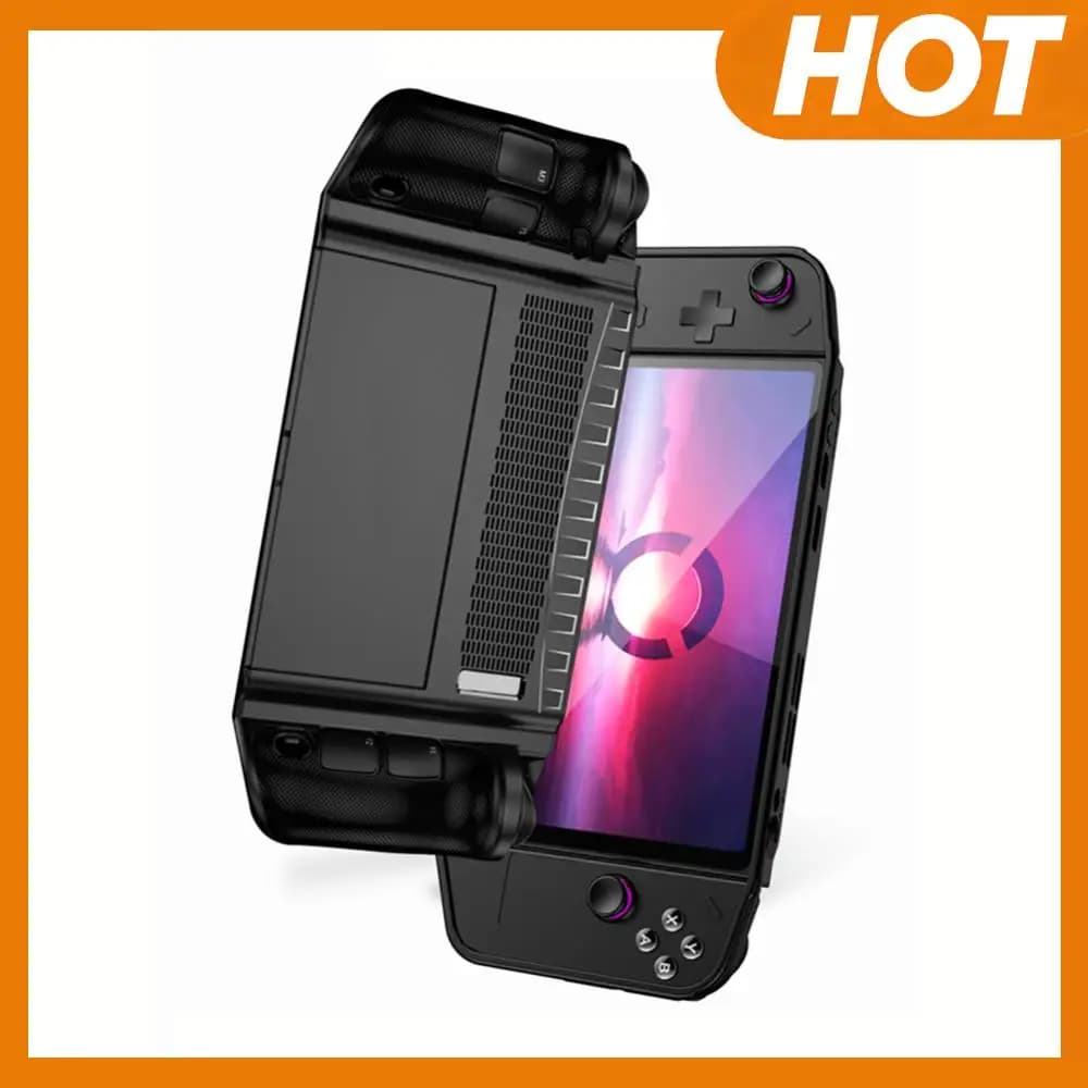 Custodia protettiva antiurto in TPU con supporto Custodia protettiva morbida a prova di caduta antiscivolo per console di gioco Lenovo Legion GO