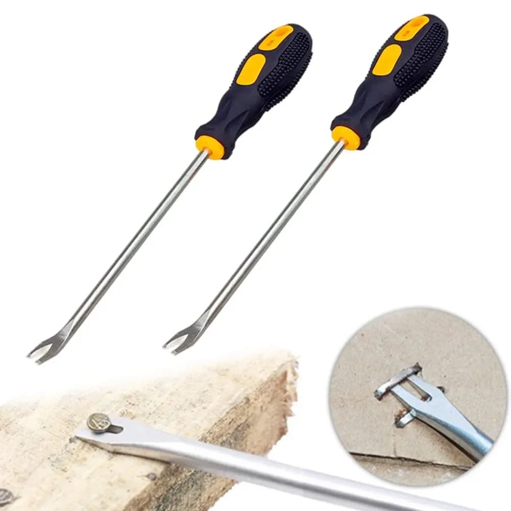 Cacciavite per chiodi a bocca a forma di U leggero a forma di V Strumento per chiodi per la lavorazione del legno Cucitrice per scarpe Strumento per chiodi per pneumatici Ricambi auto