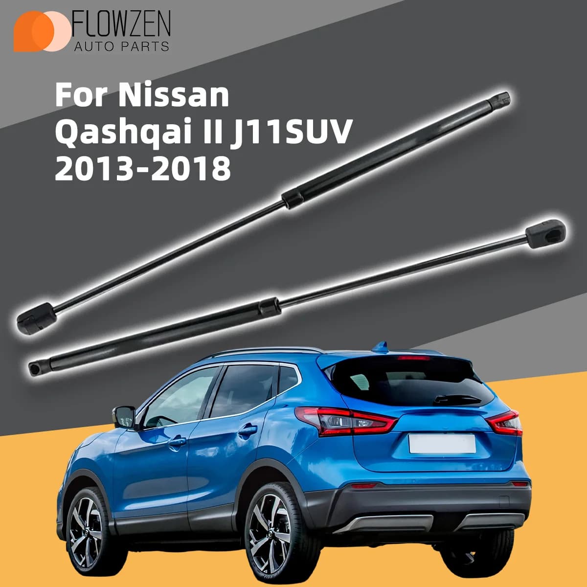 Barra di supporto ammortizzatore posteriore per Nissan Qashqai II J11 SUV 2013-2018 OE 904504EA0A 90450-4EA0A Molla a gas per bagagliaio