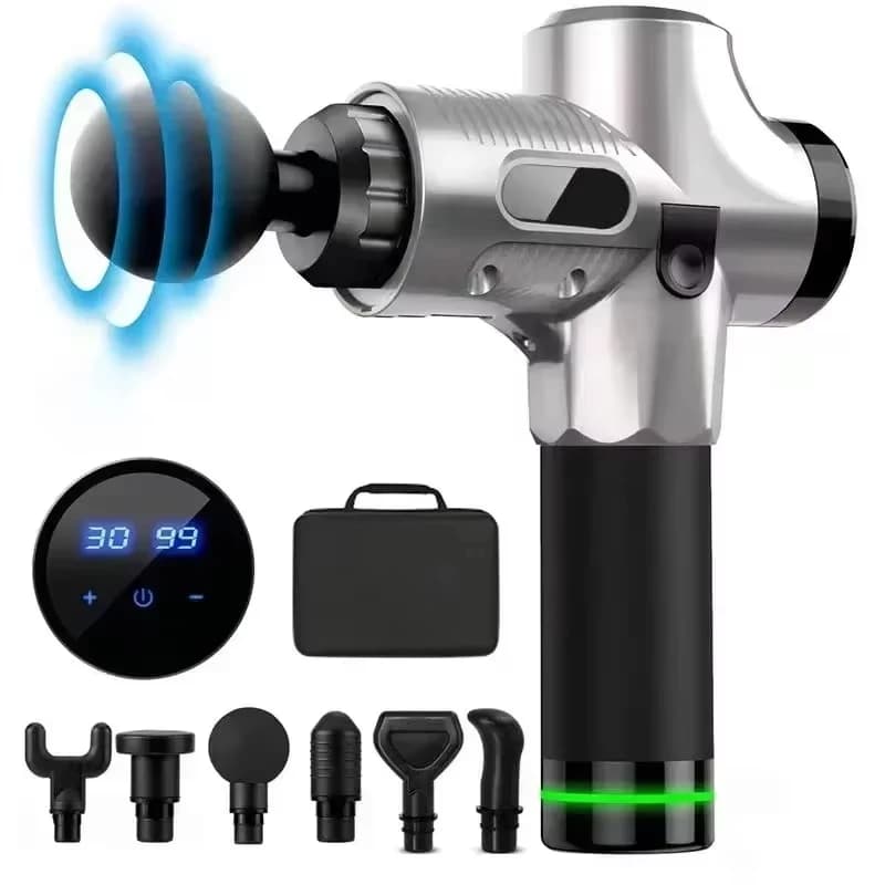 Professional Wireless Massage Gun Portable for Deep Muscle Therapy and Pain Relief