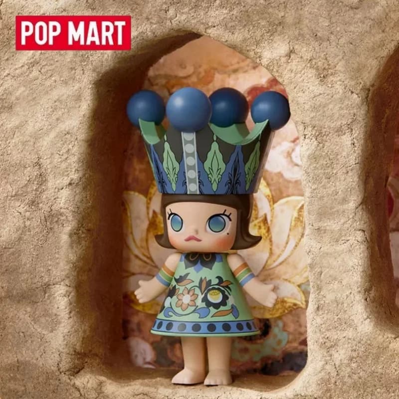 POPMART MEGA ROYAL MOLLY 100% Anniversary Series1 Blind Box Toys Kawaii Anime Action Figure Caixa Caja Surprise Mystery Bag Toy