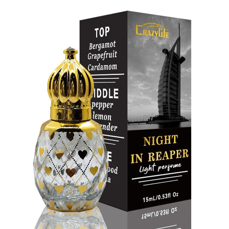 15ML Dubai medio oriente olio di profumo fragranza leggera di lunga durata fiore fresco del deserto olio essenziale arabo salute bellezza
