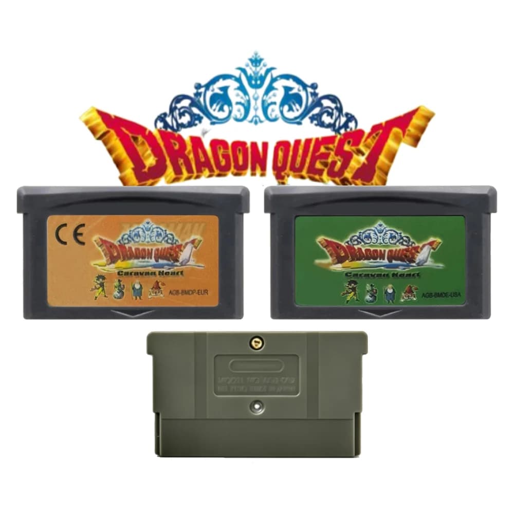 GBA Game 32-bit Video Game Card "Heart of The Dragon Quest Monsters Caravan" USA/EUR Version GBA/NDS