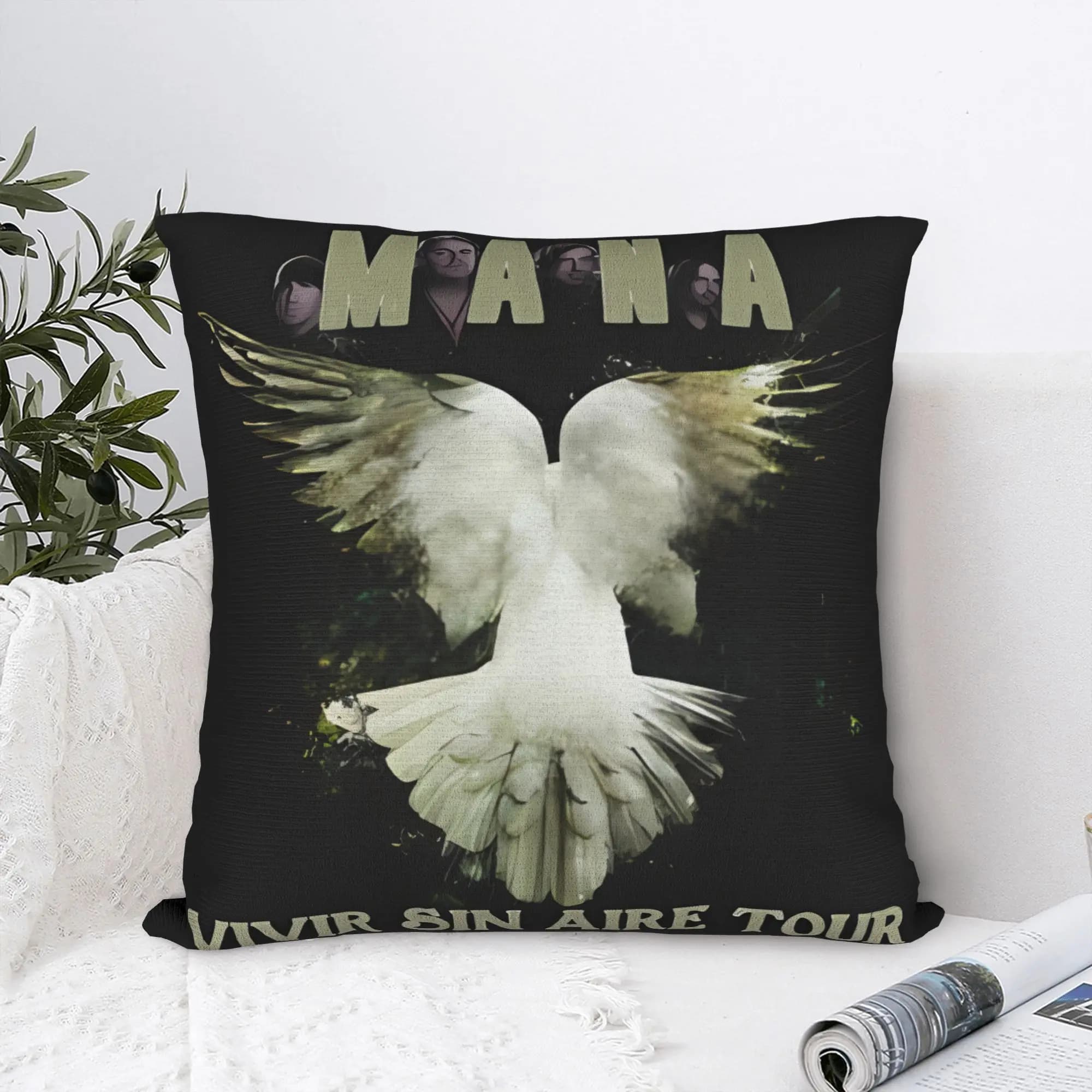 Pillow Cover Vivir Sin Aire Tour 2026 Funny Pillow Case For Sofa Bedroom Home Decor Pillowcases