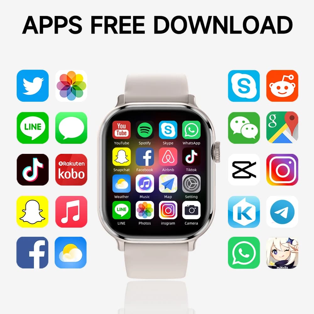 S11 MAX 5G LTE Smartwatch con Touch ID, WIFI, GPS, NFC, Orologio Intelligente per Uomo e Donna con 180 Funzioni ° Telecamera Rotante con Slot per Scheda SIM 4G/5G e Videochiamata