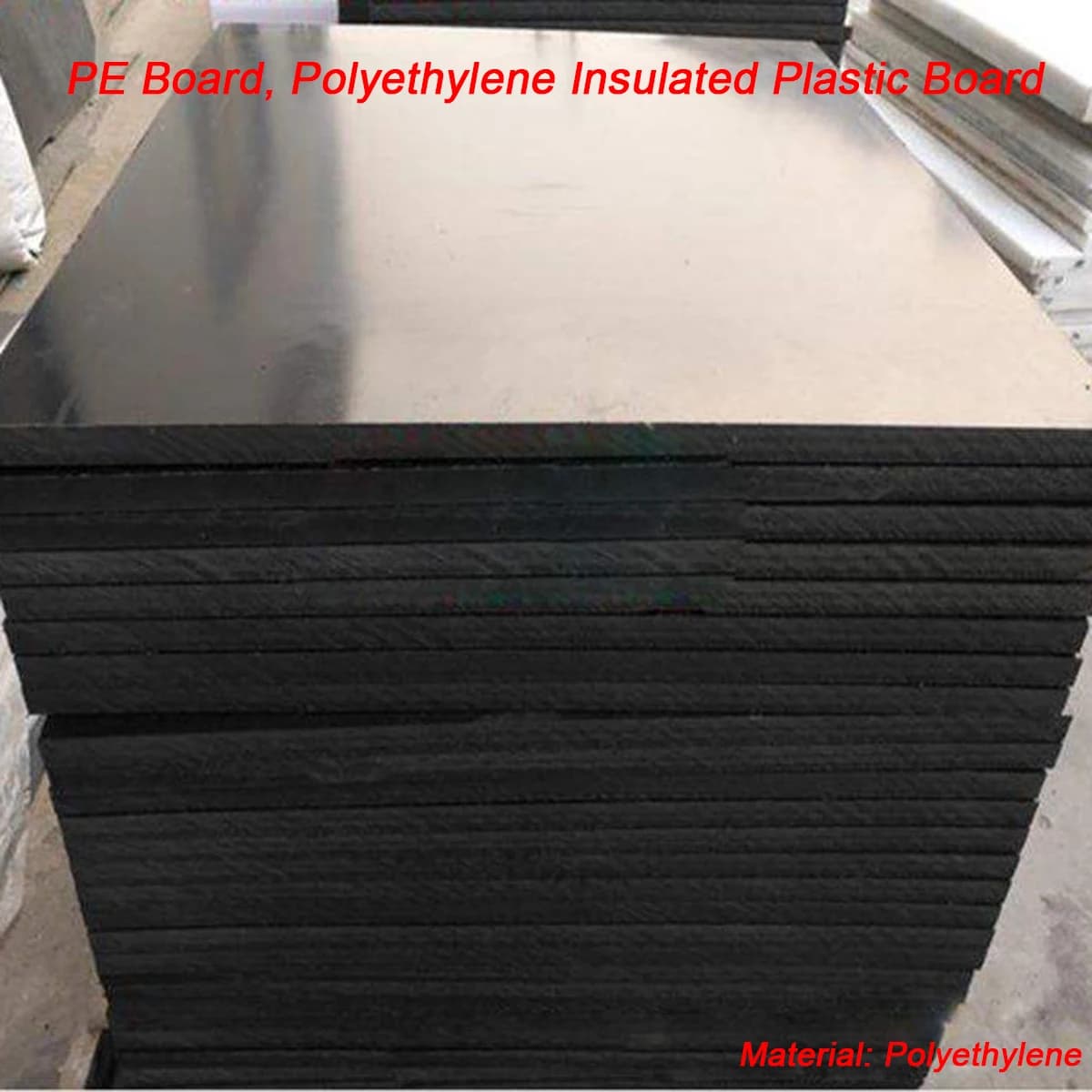 Cutting cut processing thickness 1mm-30mm black HDPE panel wear resistant PE plate polyethylene handmade pattern plastic seals