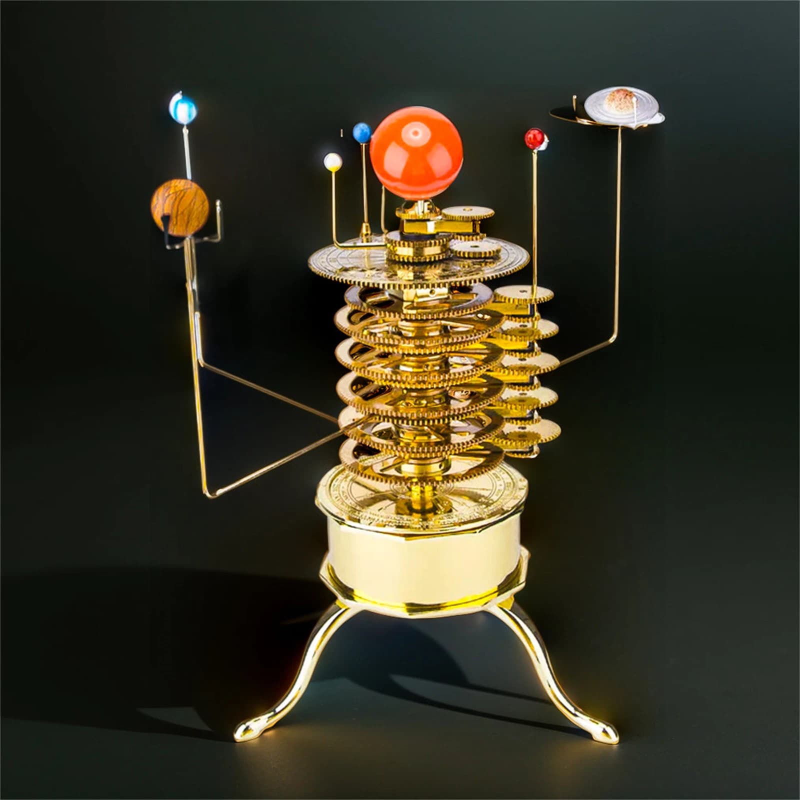 200 pz fai da te 3D metallo orryy sistema solare otto pianeta modello Kit fai da te meccanico fatto a mano splicing modello modello amante regalo