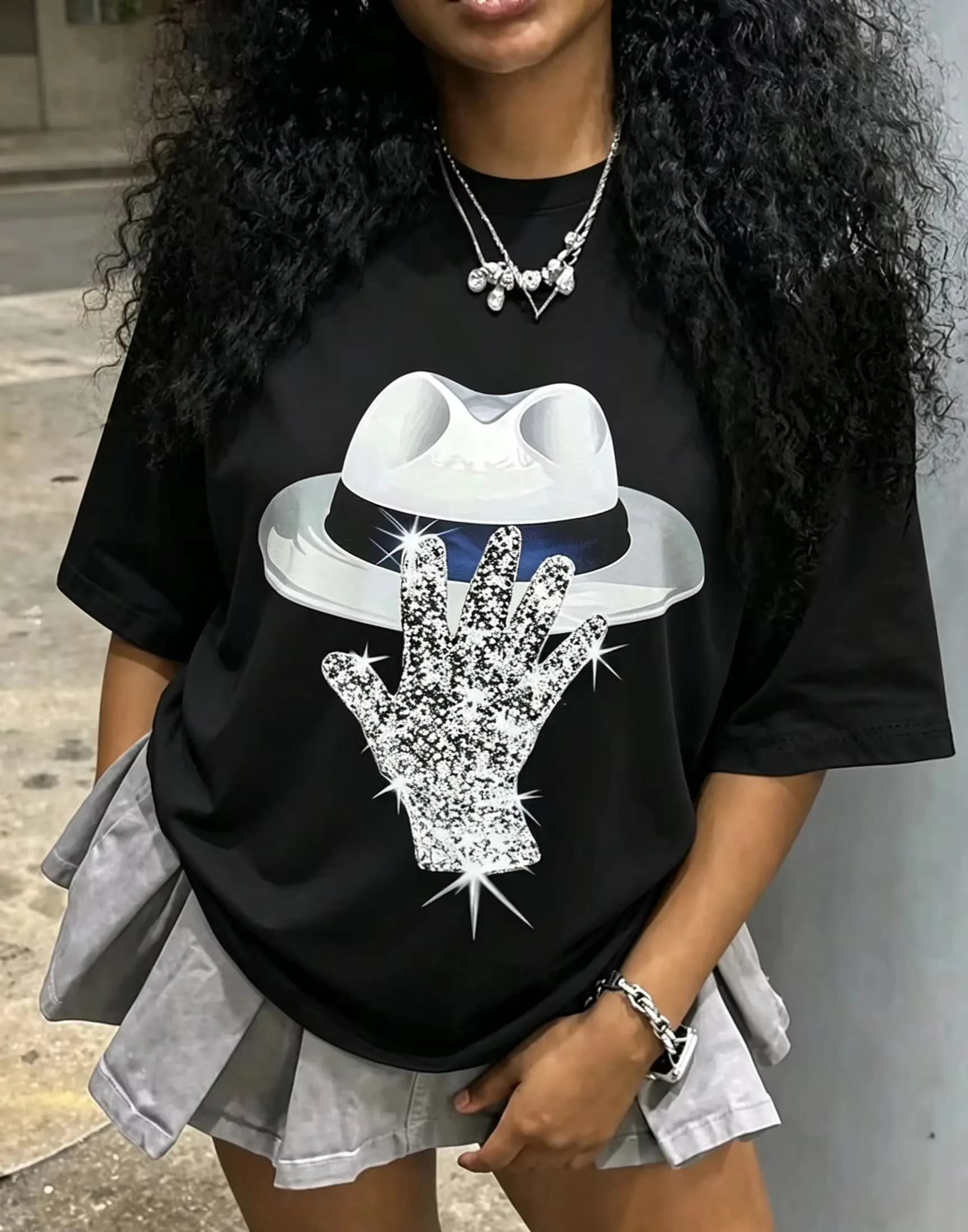 1pc Retro Pop Culture Michael J 2026 Printed Cotton T shirt Unisex Men Women Kids Streetwear Casual Vacation Short Sleeve Tops