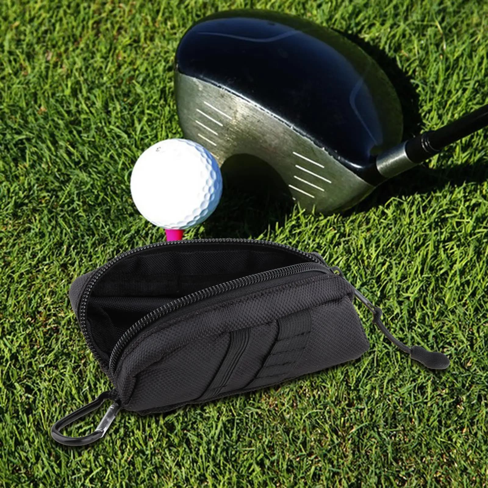 Marsupio da golf leggero da 3 magliette per palline da golf per bambini sportivi all'aria aperta