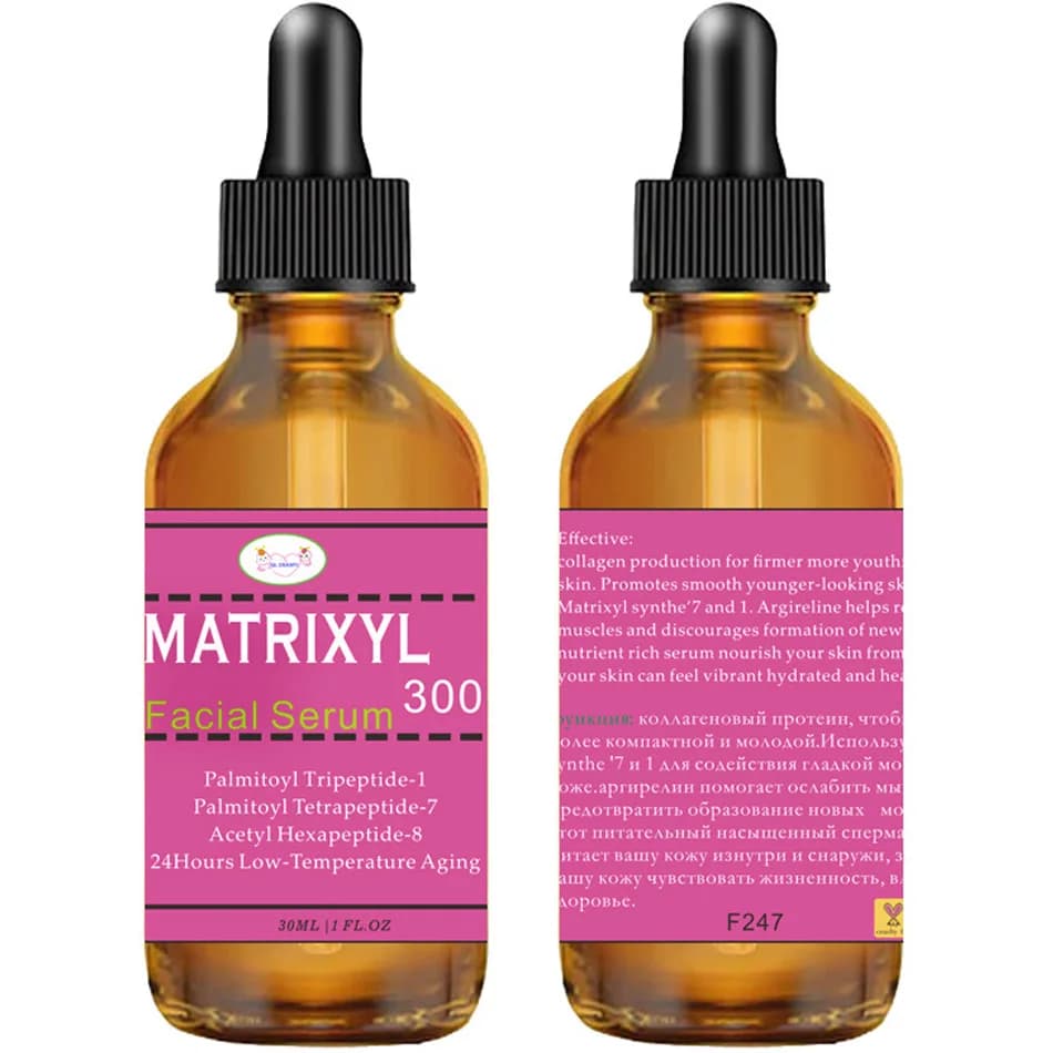 2 pieces Matrixyl 3000 + hyaluronic acid + organic vitamin C serum for the face, serum for skin skin care products
