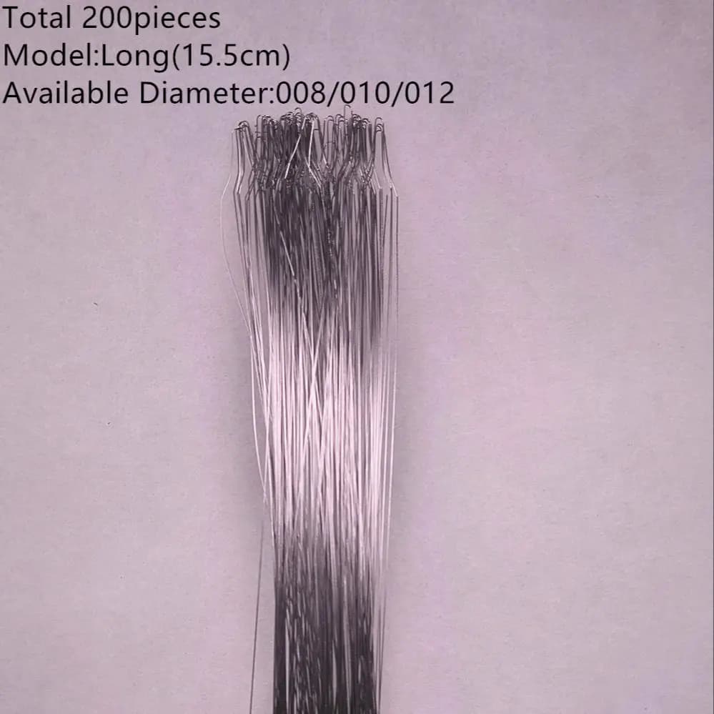 200 pz dentale preformato legatura fili cravatte Non saldato staffa filo Kobayashi Ortho 0.008/0.010/0.012 lungo 15.5cm