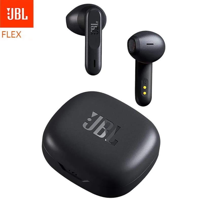JBL WAVE FLEX Bluetooth Semi-in-ear Wireless Headphones Supports APP Control Active Noise Cancellation IP54 Waterproof Dustproof