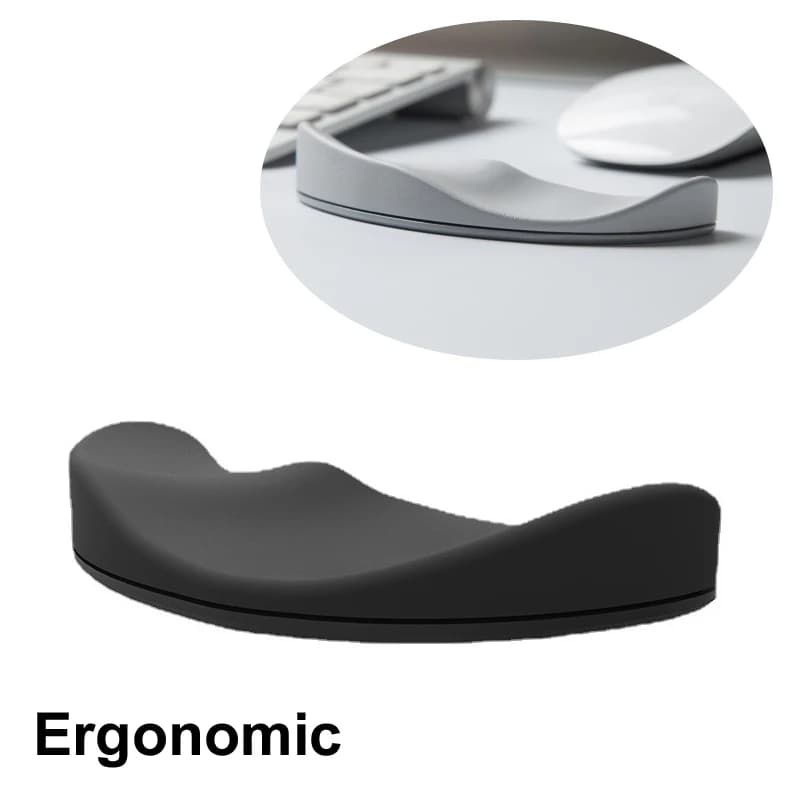 Tappetino per mouse Tappetino per polso Gel di silicone ergonomico antiscivolo Semplifica il poggiapolsi Tappetino per mouse Tappetino per mouse per computer per PC da gioco da ufficio