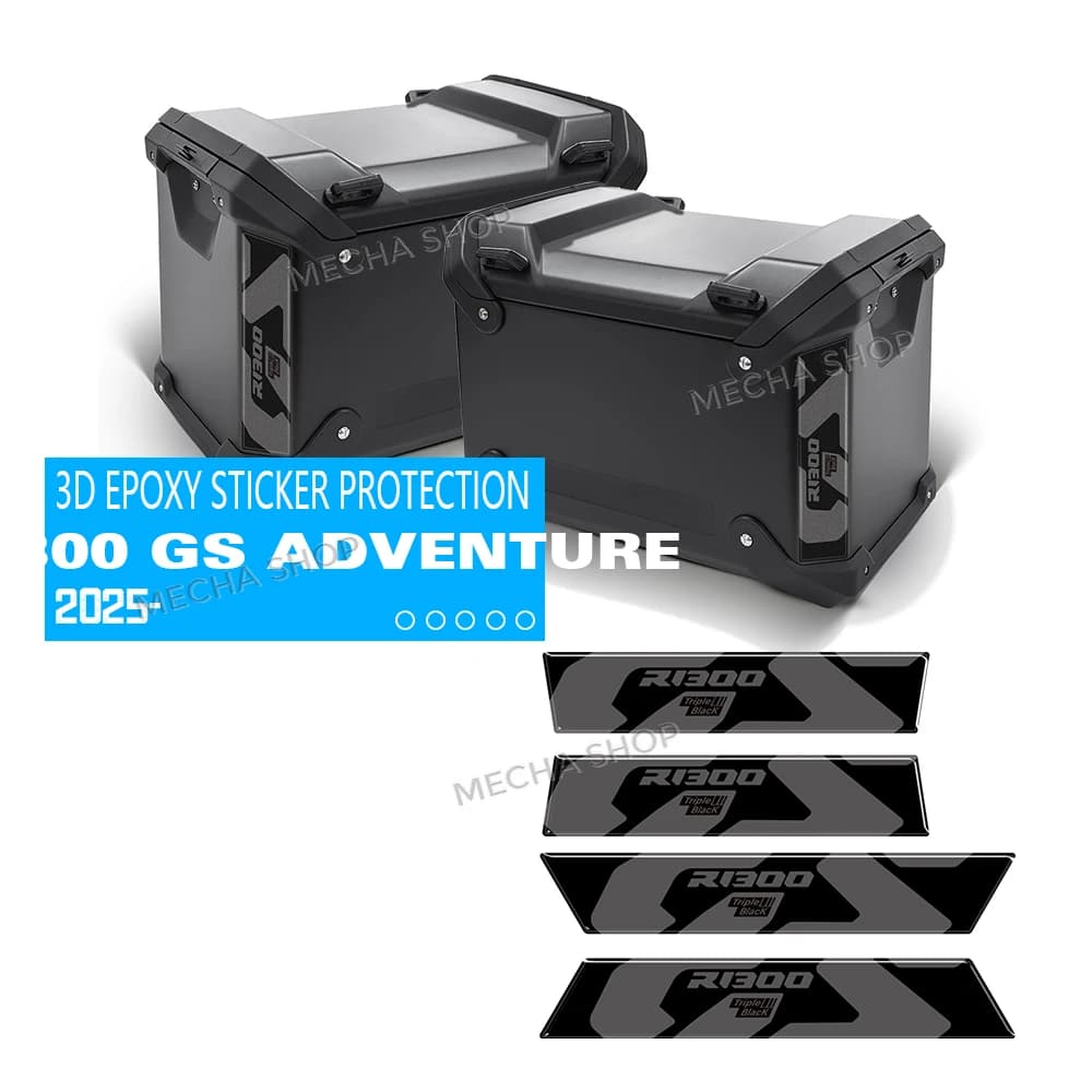 Per R 1300GS ADV R 1300 GS Adventure 2024 2025 3D Decal Moto Valigia Adesivo Kit Decor Protettivo
