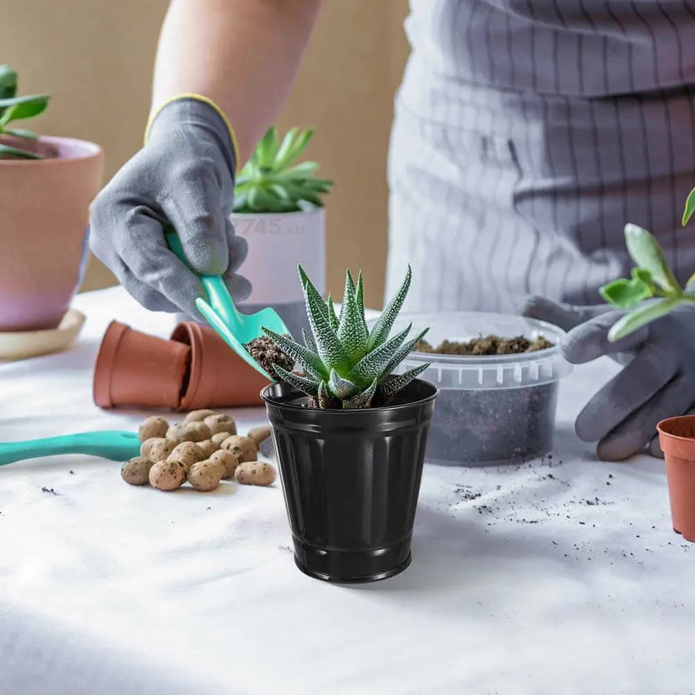 Portapenne da scrivania da 3 pezzi, mini cestino per rifiuti, coperchio in metallo, cestino per rifiuti compatto, piccolo, vaso per fiori, multifunzionale, per uso domestico e in ufficio
