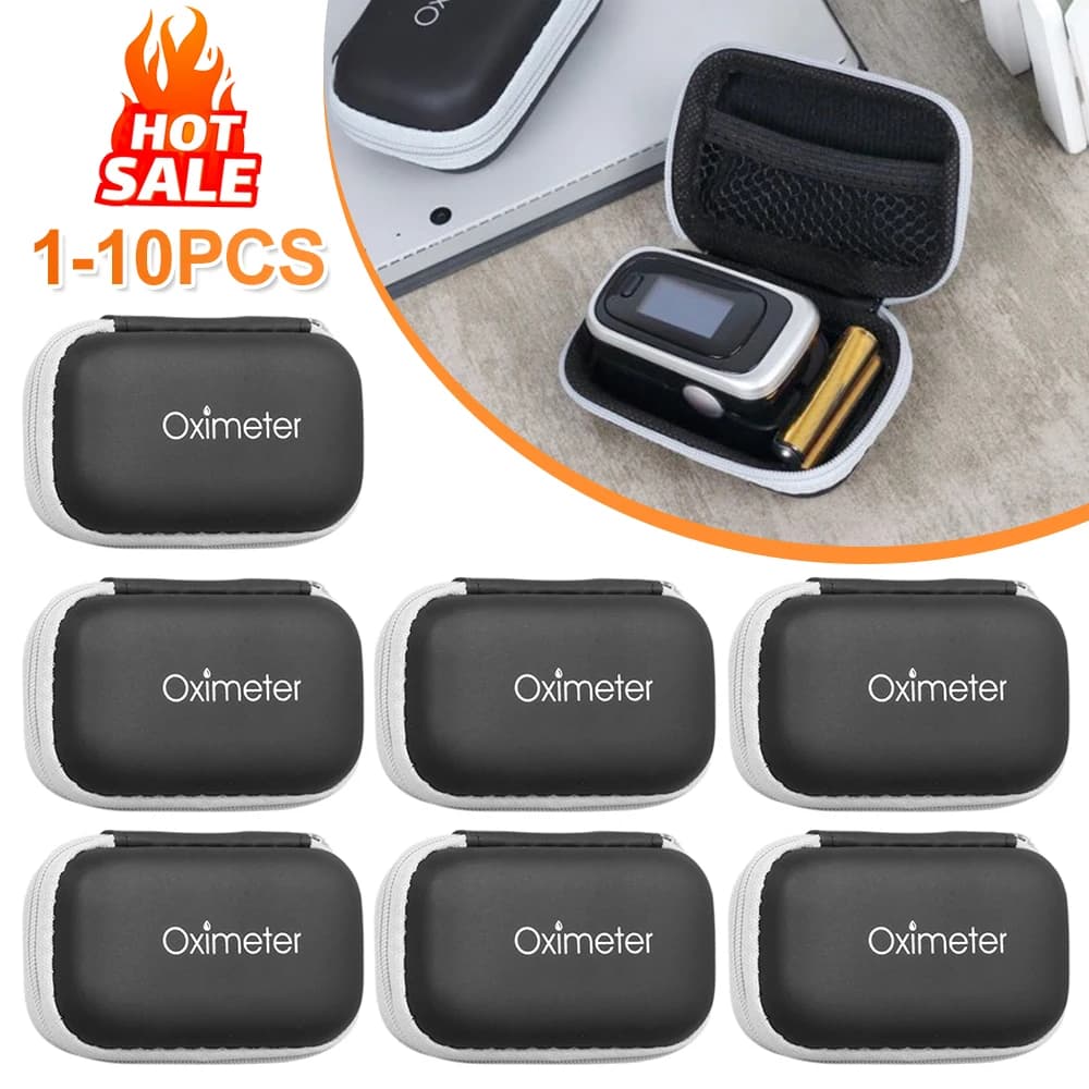 Protective case for finger pulse oximeter 1-10Pc Tidy Simple Generou In appearance oxygen saturation detector in blood article