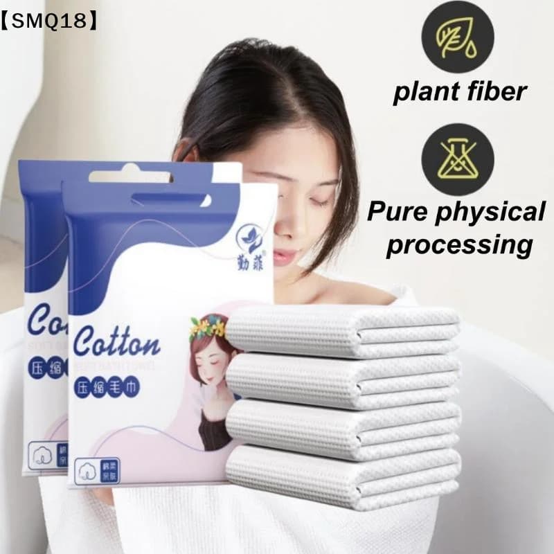 Compressed Cotton Towels Disposable Face Towels Portable Travel Towels Soft Skin Friendly For Camping Hiking Bathroom【SMQ】