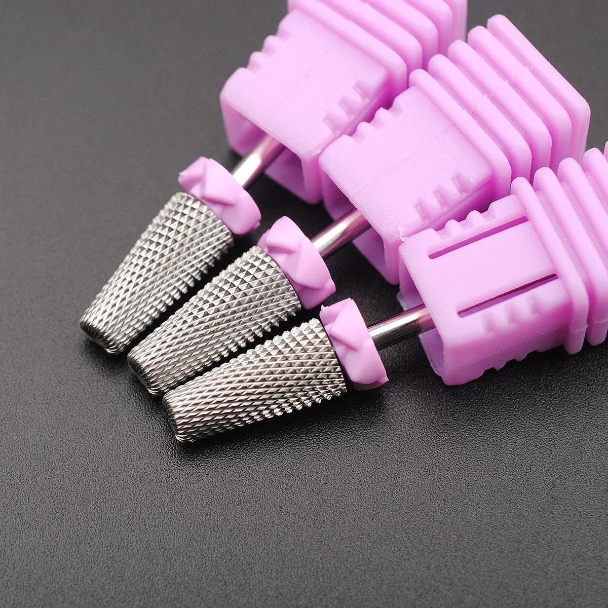 5 in 1 punta per lucidatura delle unghie in carburo di tungsteno punte per trapano per unghie rimozione pedicure per strumenti per lucidatura delle unghie in gel acrilico - extra fine